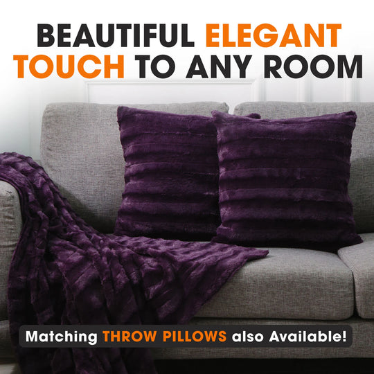 40 X 50 Ultra Soft Faux Fur Throw Blanket