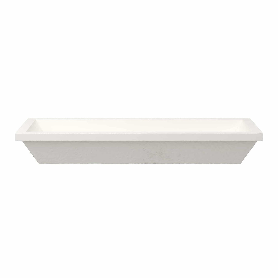Arcata Nativestone Concrete Undermount Trough Bathroom Sink