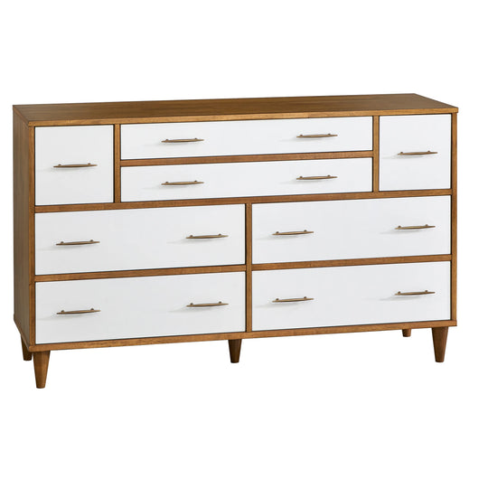 Ana 8-Drawer Mid-Century Modern Dresser