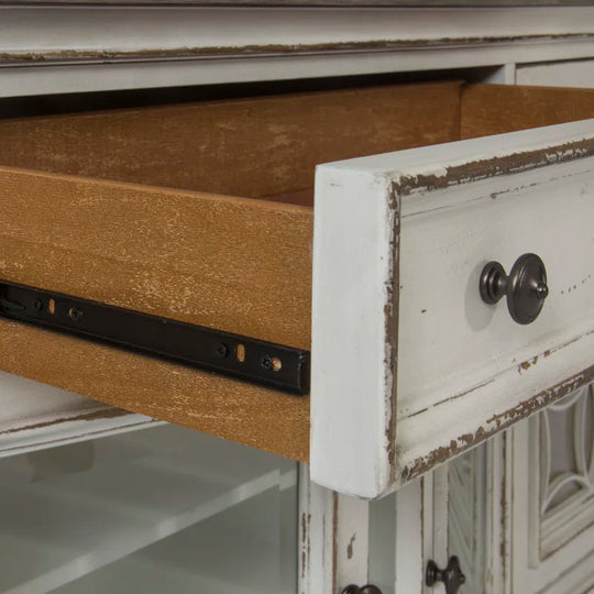 Colchester Entertainment Center for Tvs up to 80" - Antique White