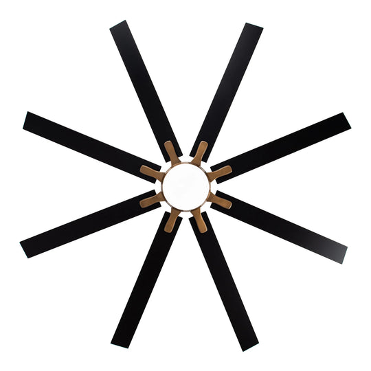 65-Inch Modern Reversible Dimmable Large Ceiling Fan with Light and Remote