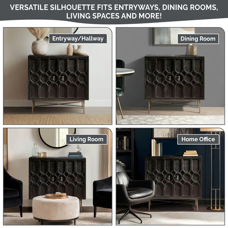 Alfidale 2-Door Wood Storage Cabinet