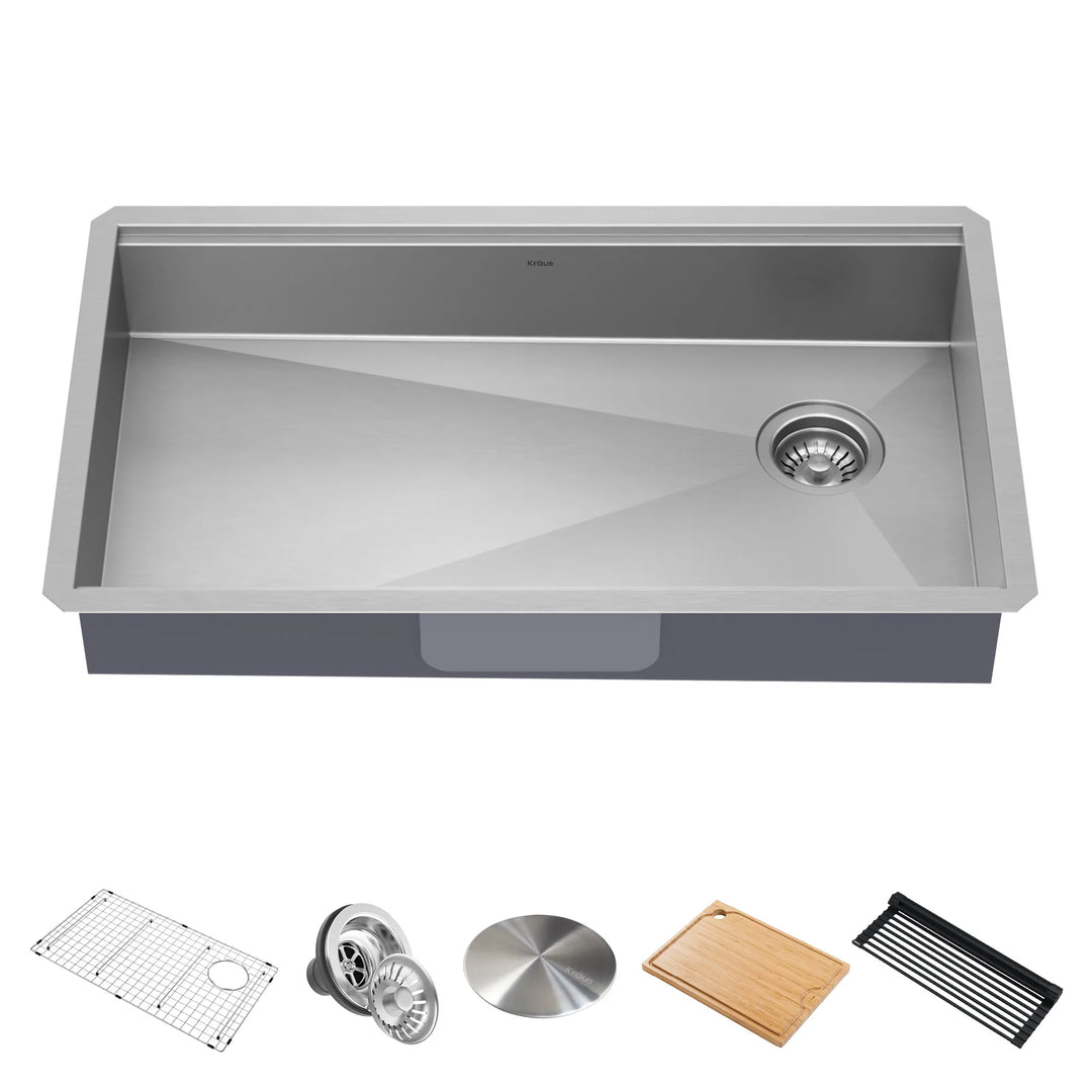 Kore Workstation Undermount Stainless Steel Kitchen Sink