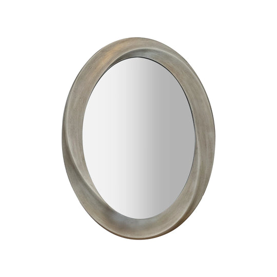 Antique Baroque Oval Wall Art Mirror Beveled Frame Accent Mirror