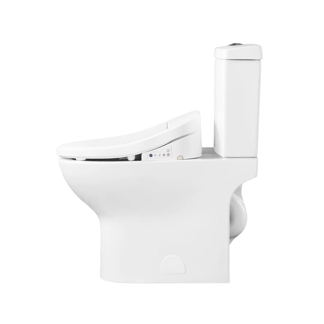 Felix Elongated Electric Bidet Toilet in White