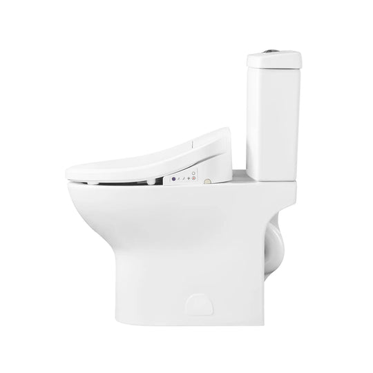 Felix Elongated Electric Bidet Toilet in White