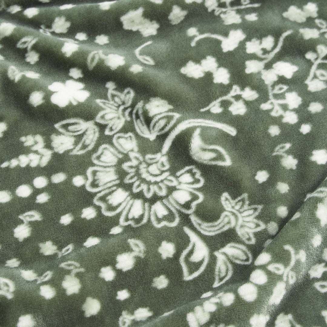 Lucky Clovers Plush Throw Blankets