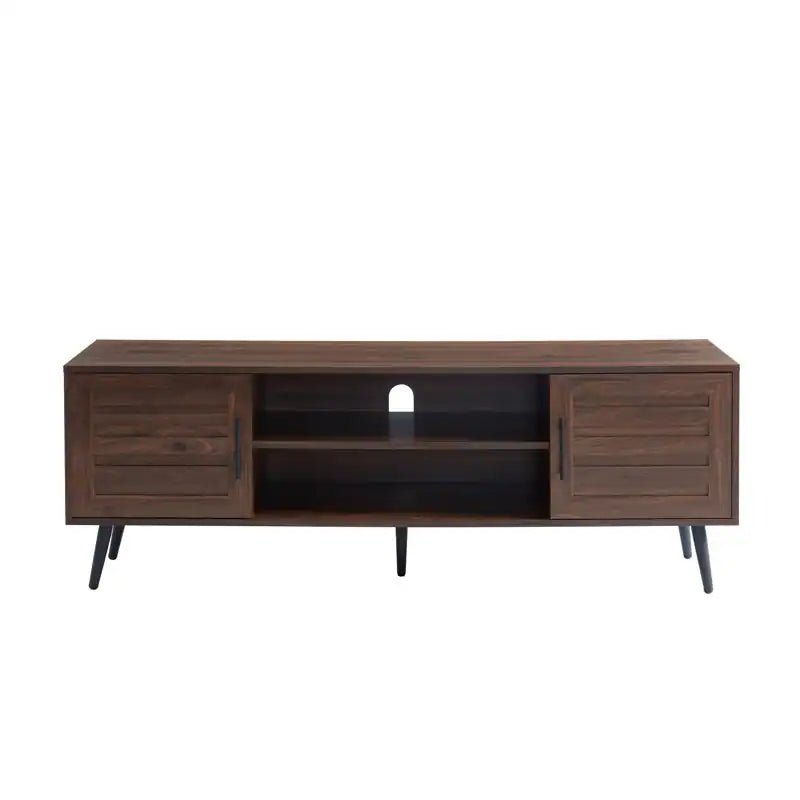 Mid-Century Modern TV Stand for Tvs up to 70" Entertainment Center Media Console - 20.5'' H X 59'' W X 15.5'' D