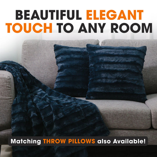 40 X 50 Ultra Soft Faux Fur Throw Blanket