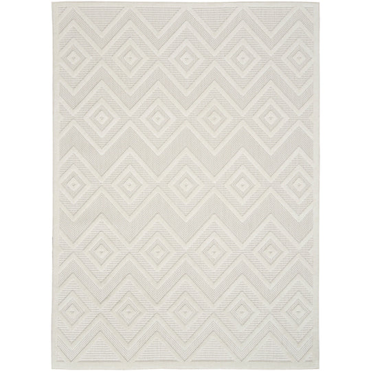 Versatile Indoor/Outdoor Geometric Flatweave Area Rug