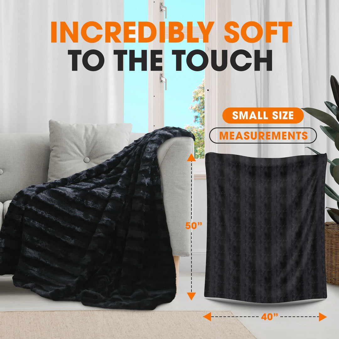 40 X 50 Ultra Soft Faux Fur Throw Blanket