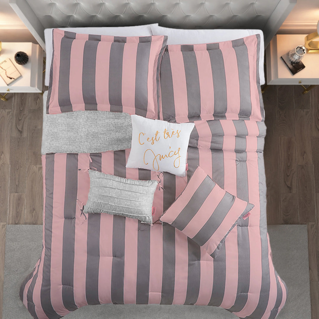 Juicy Reversible Cabana Stripe Bedding Set