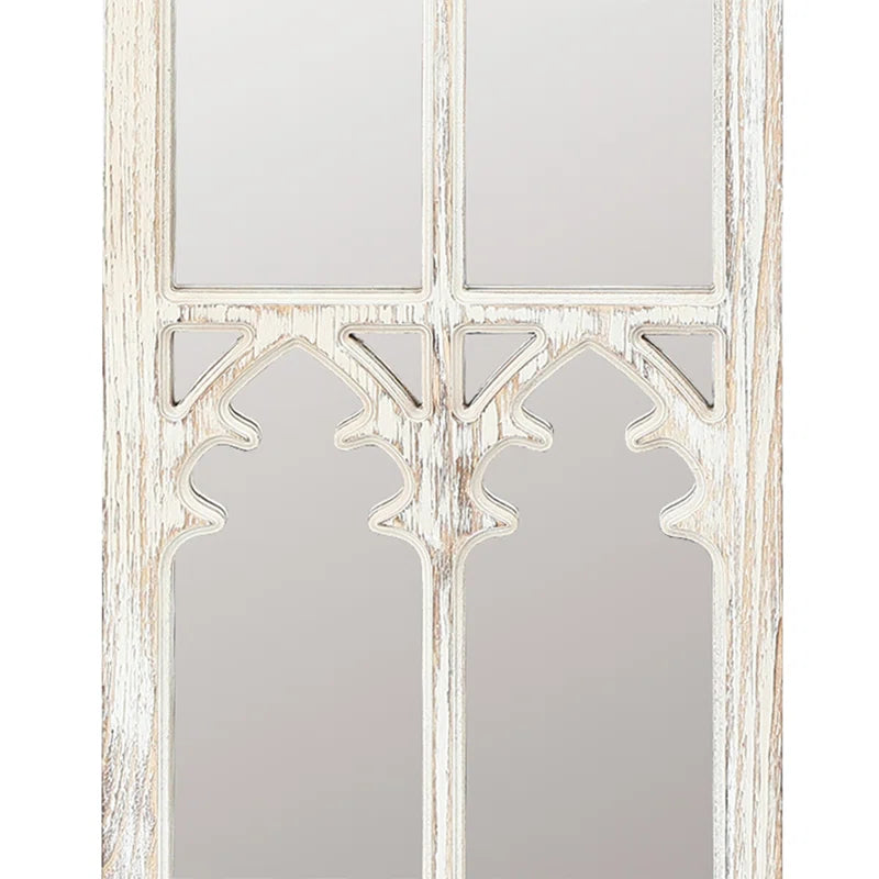 Giovanni Farmhouse Arched Window Accent Mirror