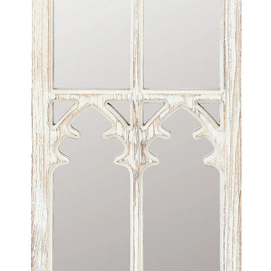 Giovanni Farmhouse Arched Window Accent Mirror