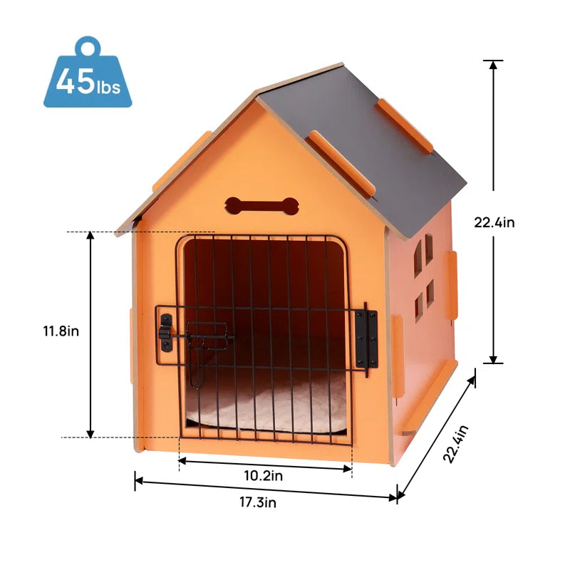 Wooden Movable Dog House