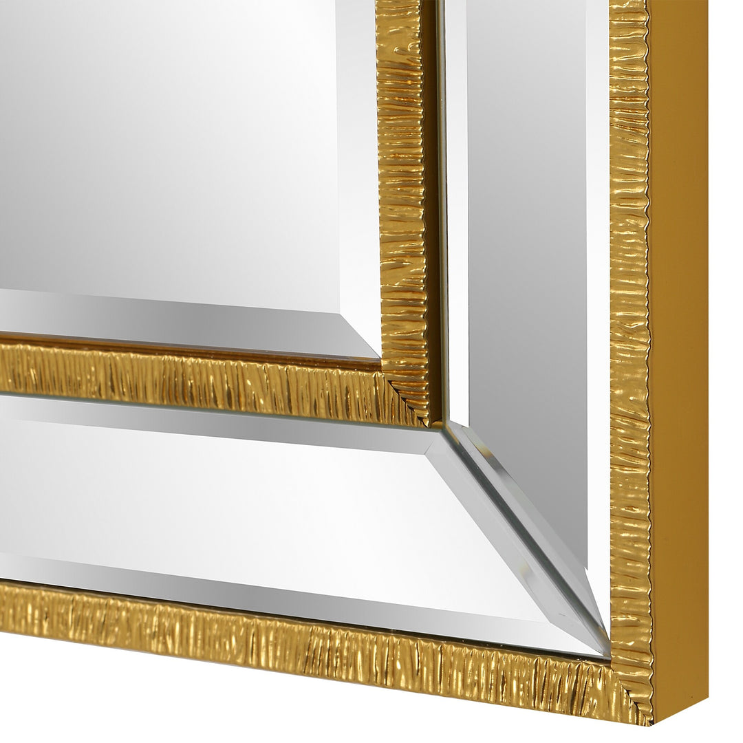 24 X 40 In. Gold Rectangular Mirror - 24" W X 40" H X 1" D