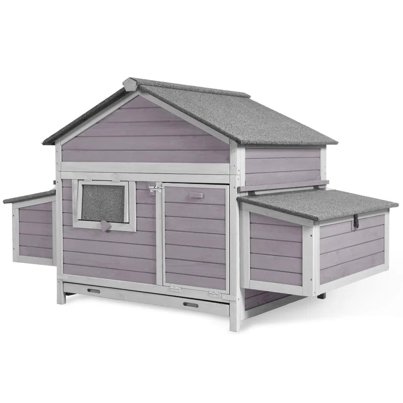 16.8 Square Feet Chicken Coop with Nesting Box