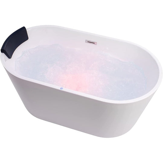 54" Acrylic Freestanding Soaking Bathtub
