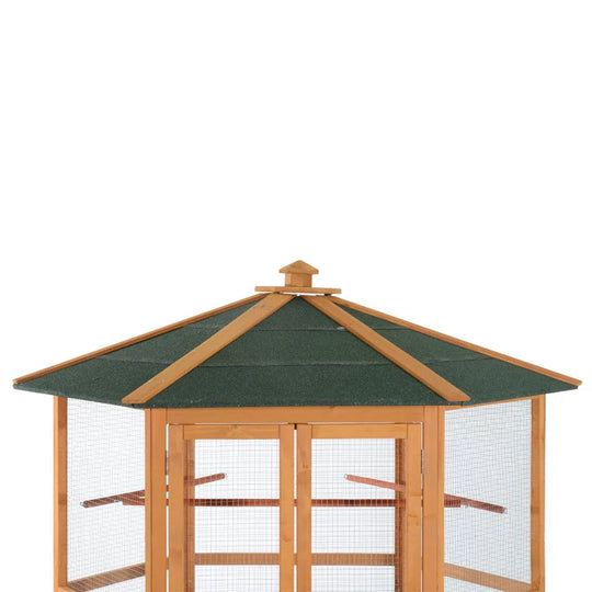 Fielding 65" Pointed Top Flight Cage with Perch