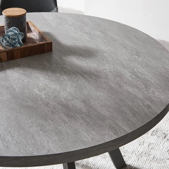 Garrell 46‘’ round Dining Table, Mid-Century round Kitchen Table for 4 Person, Modern Leisure Coffee Table