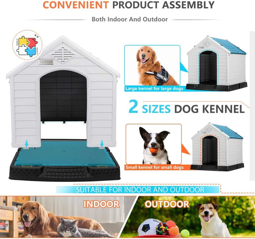 Plastic Portable Dog House