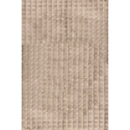 Jeni Solid Plush Machine Washable Area Rug