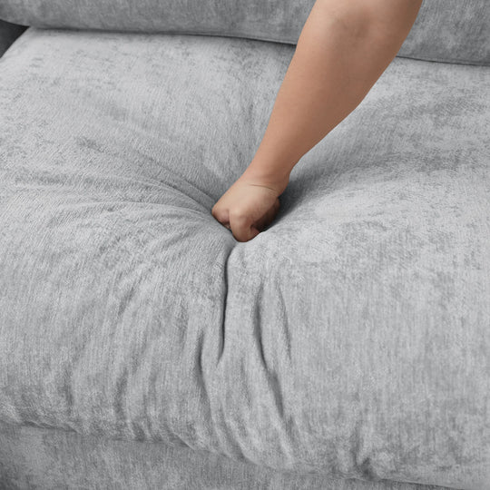 Modern Cloud Sectional Couches for Living Room Set, Chenille U-Shaped Sofa Couch