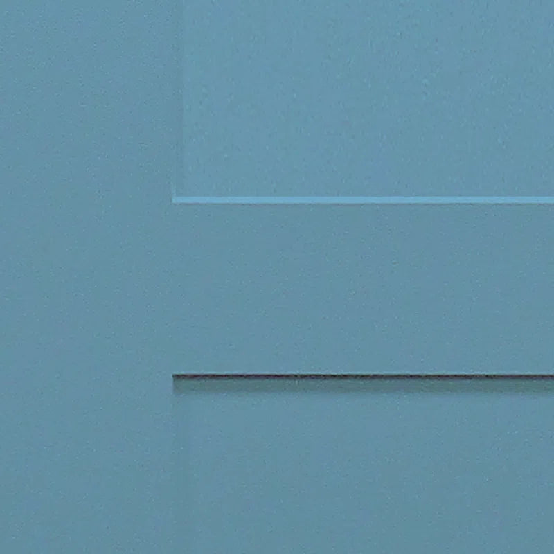 Stratton Contemporary Unfinished Smooth Fiberglass Prehung Front Entry Door by Prestige Door