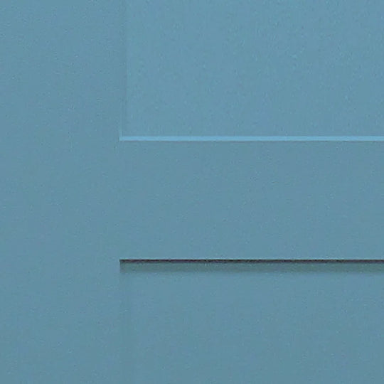 Stratton Contemporary Unfinished Smooth Fiberglass Prehung Front Entry Door by Prestige Door