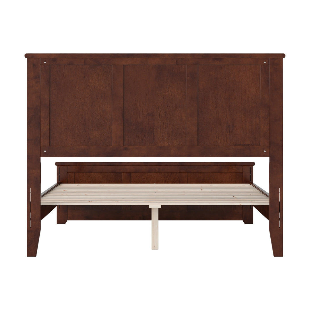 Charlotte Solid Wood Low Profile Platform Bed with Matching Footboard