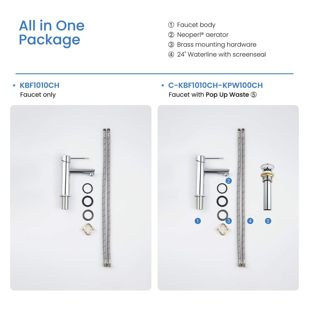 Luxury Single Hole Bathroom Faucet