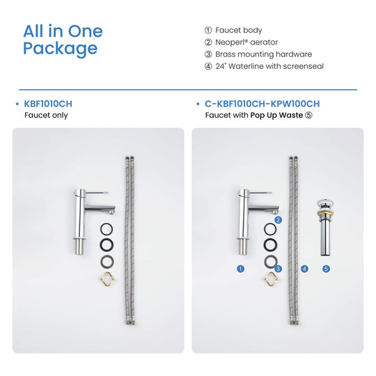 Luxury Single Hole Bathroom Faucet