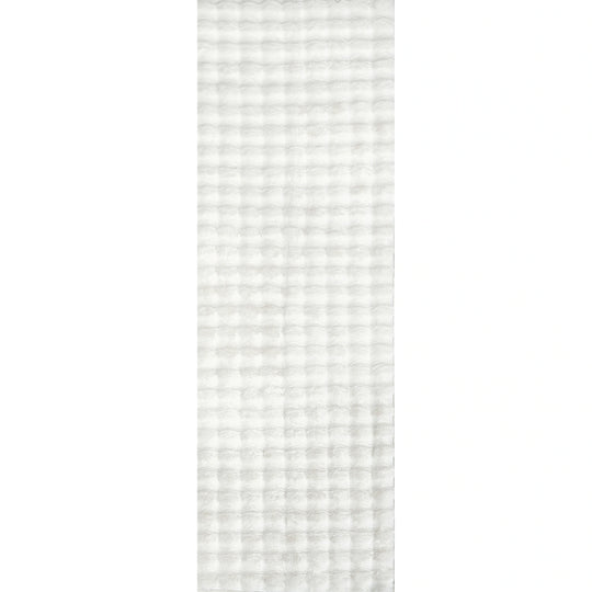 Jeni Solid Plush Machine Washable Area Rug