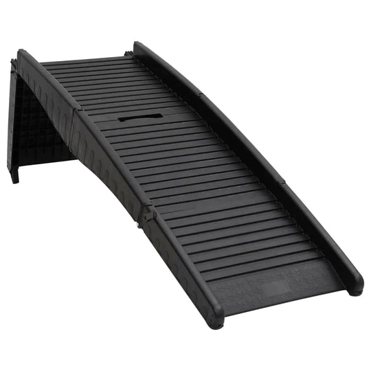 Folding Dog Ramp Black 60.2"X15.7"X4.9" Plastic