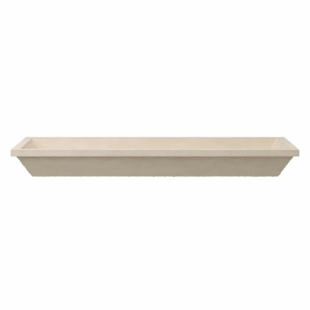 Arcata Nativestone Concrete Undermount Trough Bathroom Sink