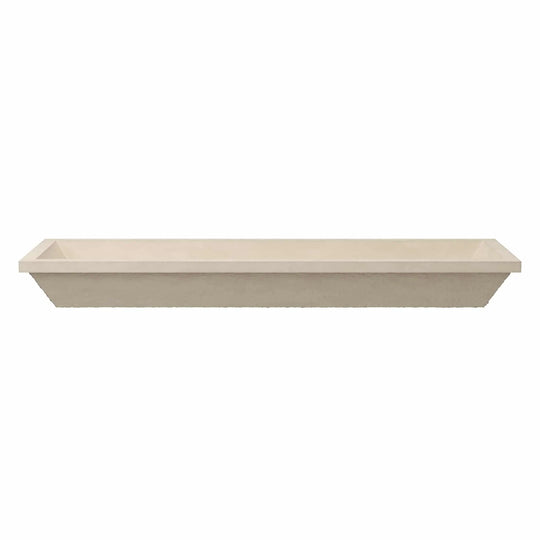 Arcata Nativestone Concrete Undermount Trough Bathroom Sink