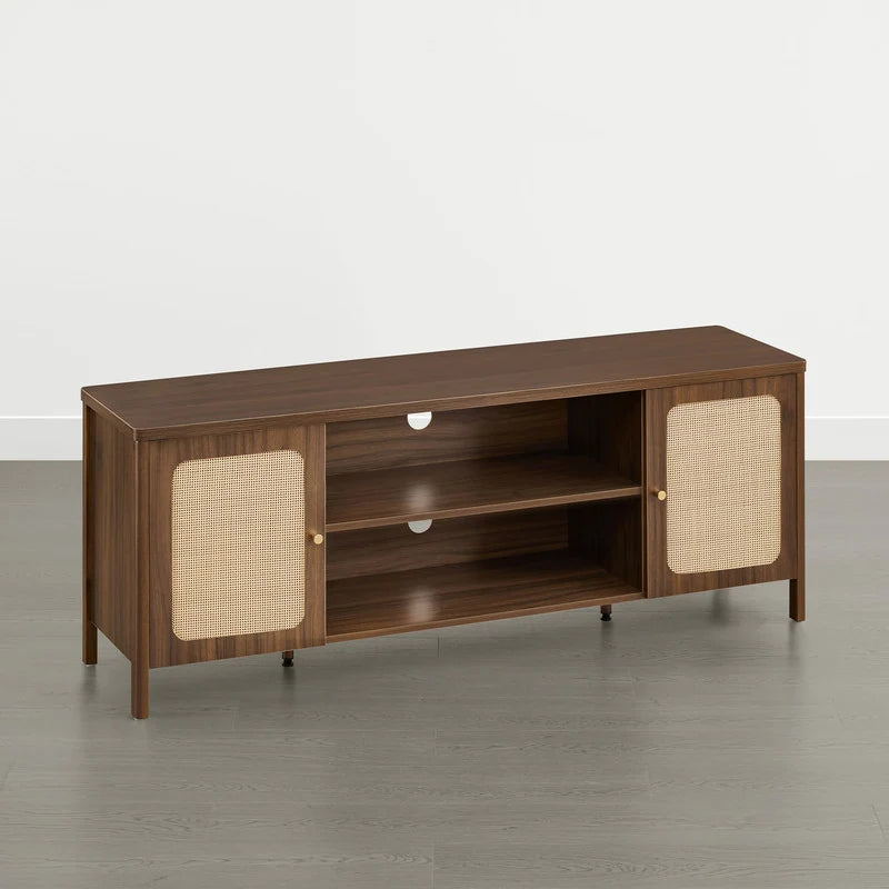 62" Bohemian TV Stand Modern Media Console Entertainment Center