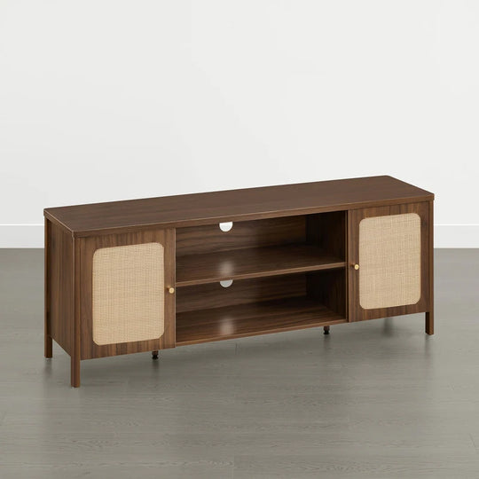 62" Bohemian TV Stand Modern Media Console Entertainment Center