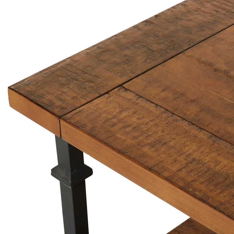 Zona Solid Wood Top Executive Desk