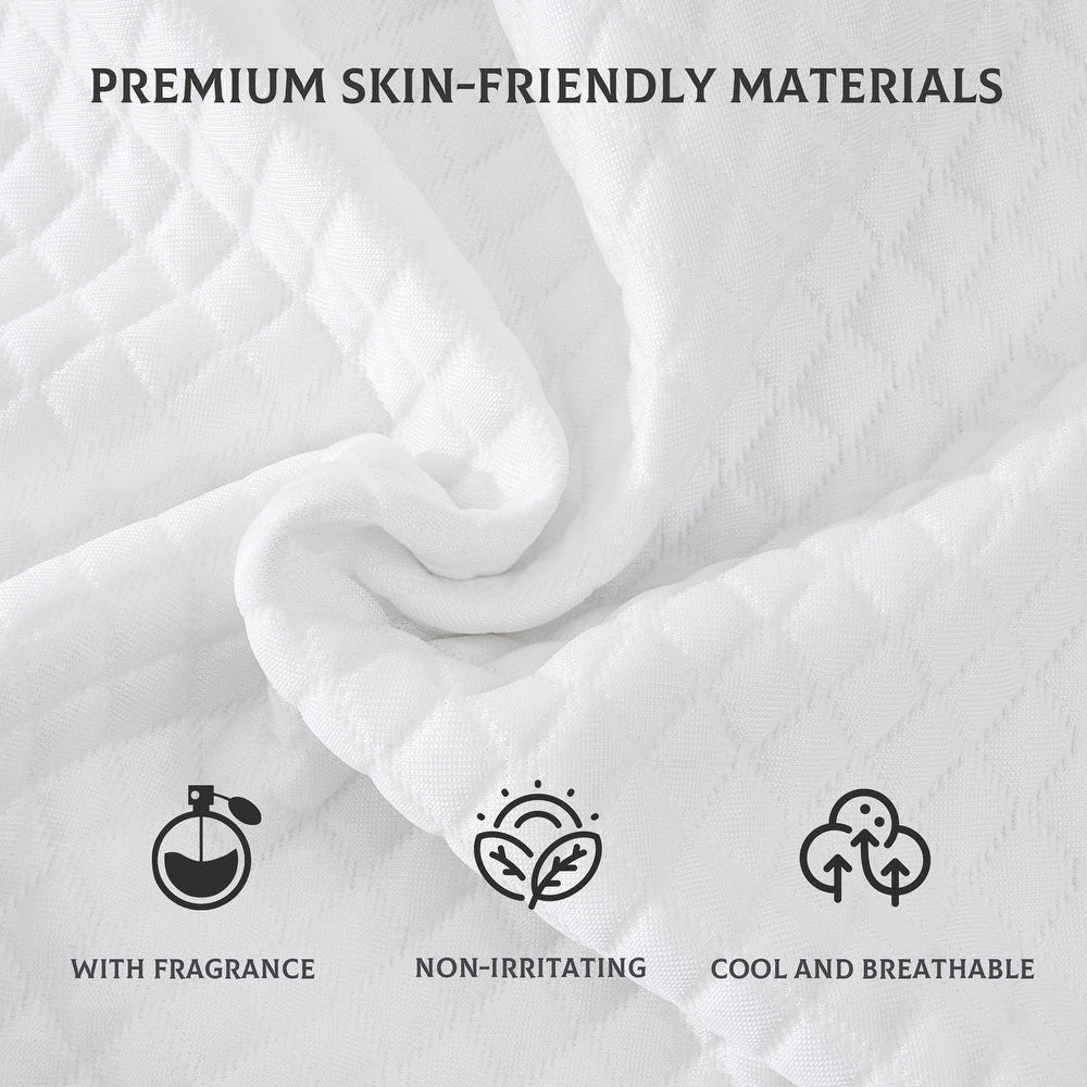 2-Pack Memory Foam Pillow, Cooling & Soft
