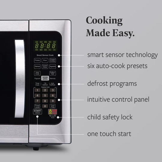 Professional Countertop Microwave Oven, 1.2 Cu. Ft. 1000-Watt, with Sensor Cooking
