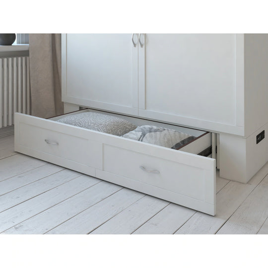 Hamilton Murphy Bed Chest with Mattress and Storage Drawer