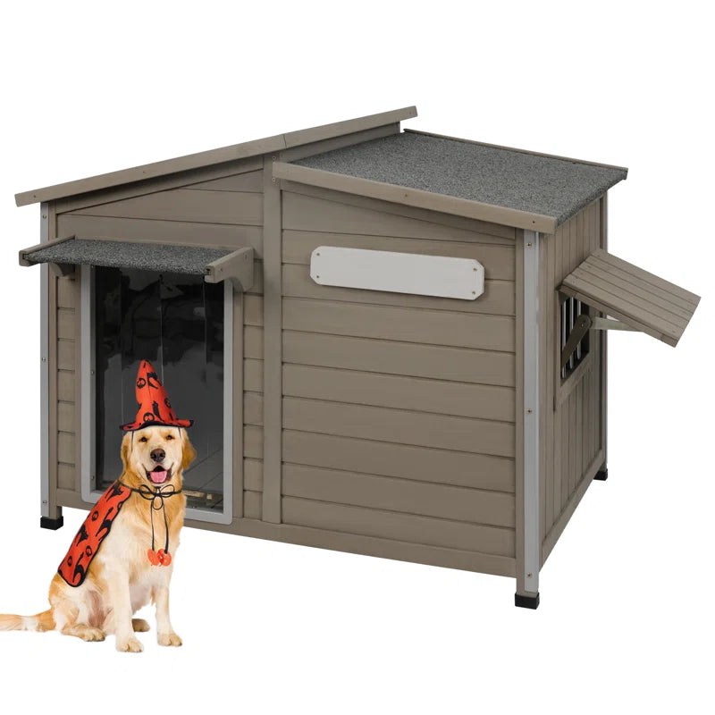 Haiya Dog House with Chew-Proof Iron Frame