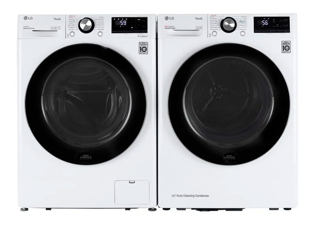 Smart Wi-Fi Enabled Compact Front Load Washer with Built-In Intelligence, White, 2.4 Cu. Ft.