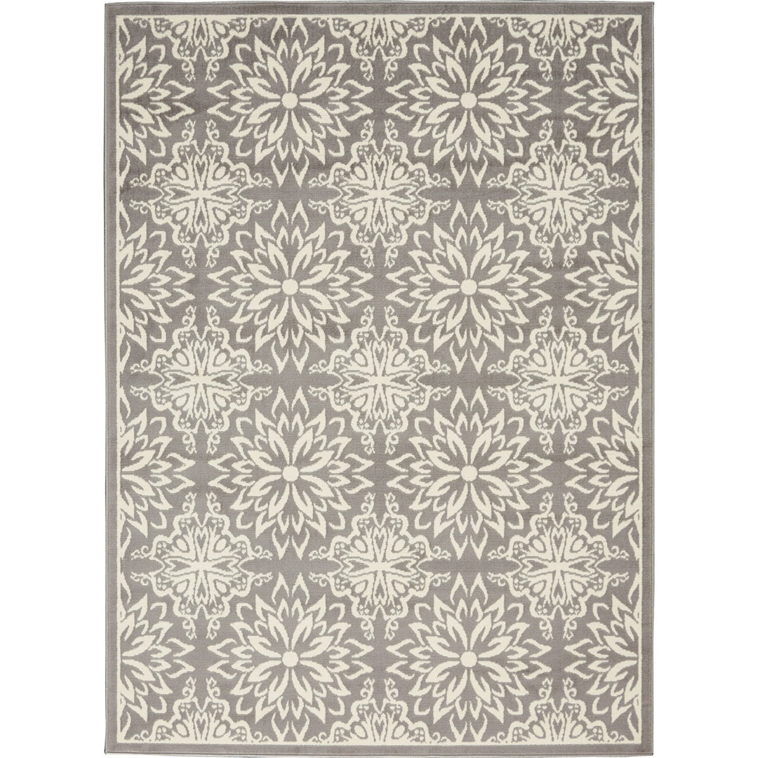 Jubilant Floral Medallion Area Rug