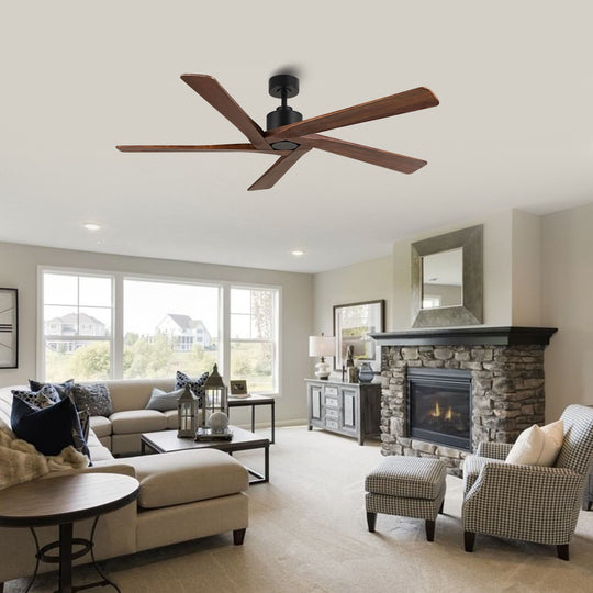 54 Inch DC Motor Indoor Ceiling Fan without Lights