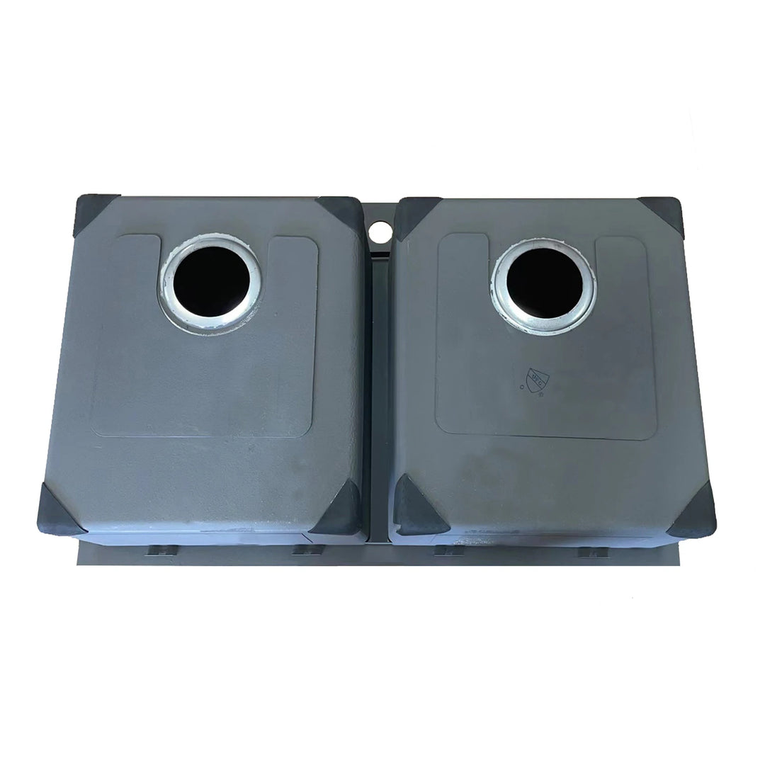 Drop in Double Bowl 304 Stainless Steel Kitchen Sink