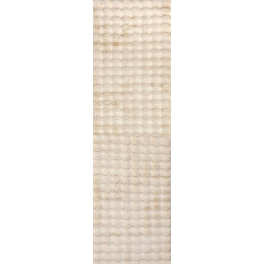 Jeni Solid Plush Machine Washable Area Rug