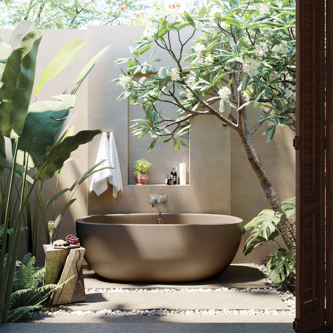 Avalon Nativestone Freestanding Soaking Tub