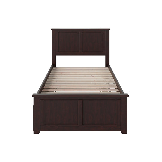 Madison Platform Bed with Matching Footboard & Trundle